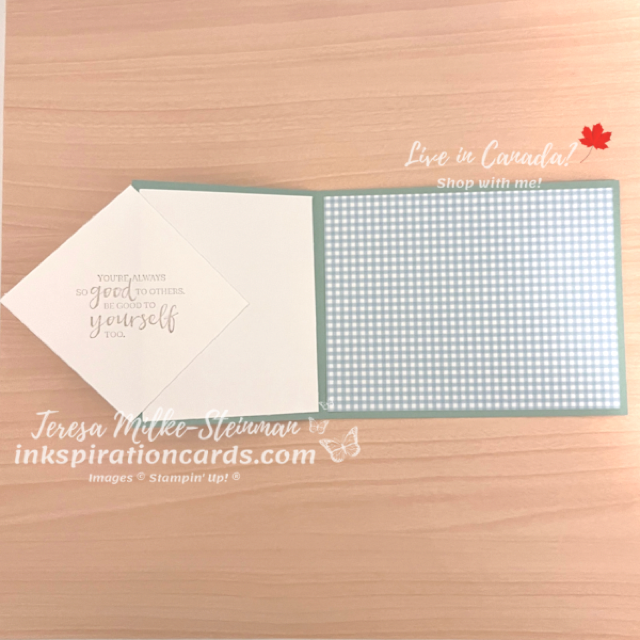 Diamond Flip Fold Card