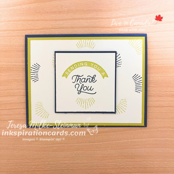 #SimpleStamping Thank You Card